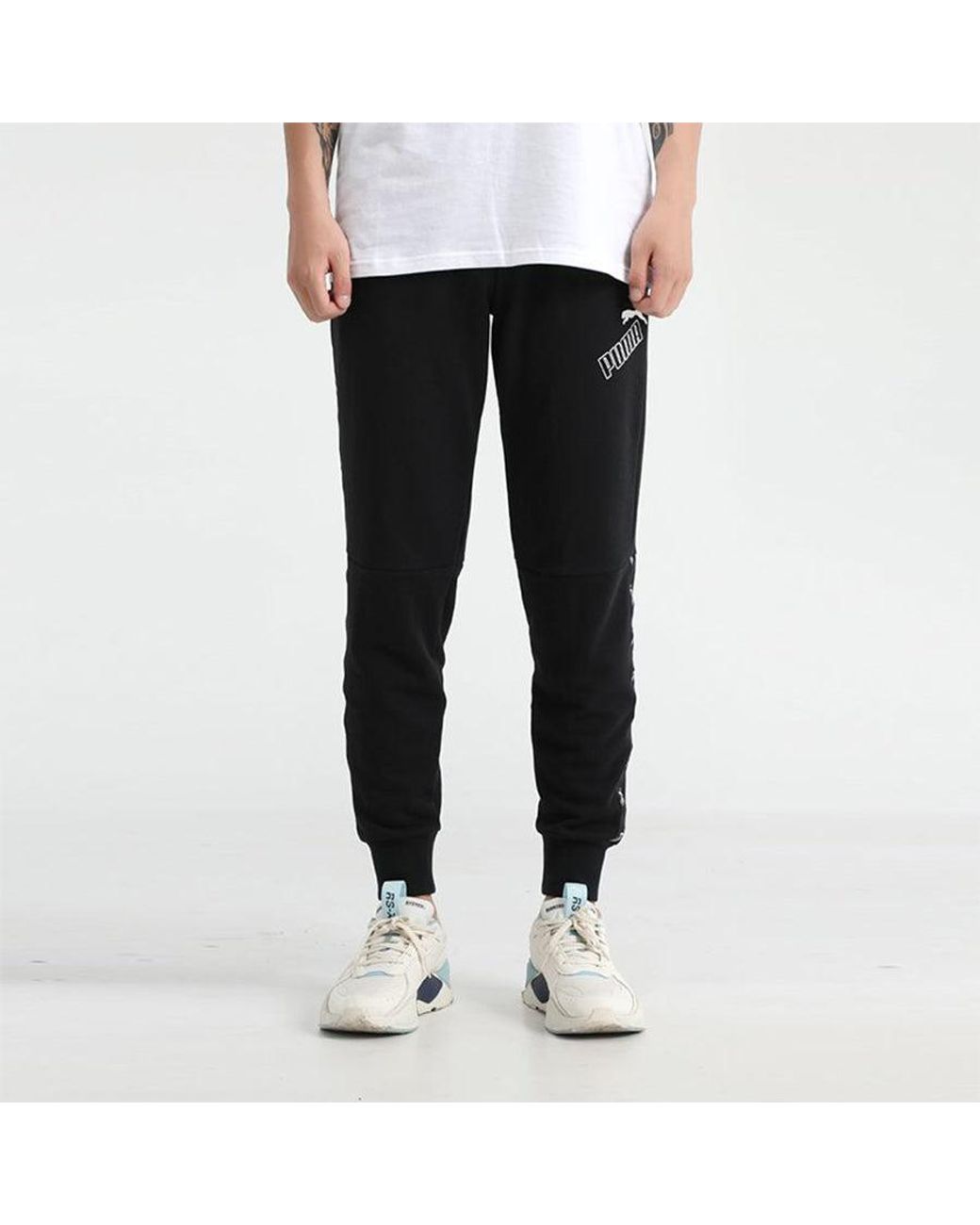 PUMA Black Amplifier Pants for men