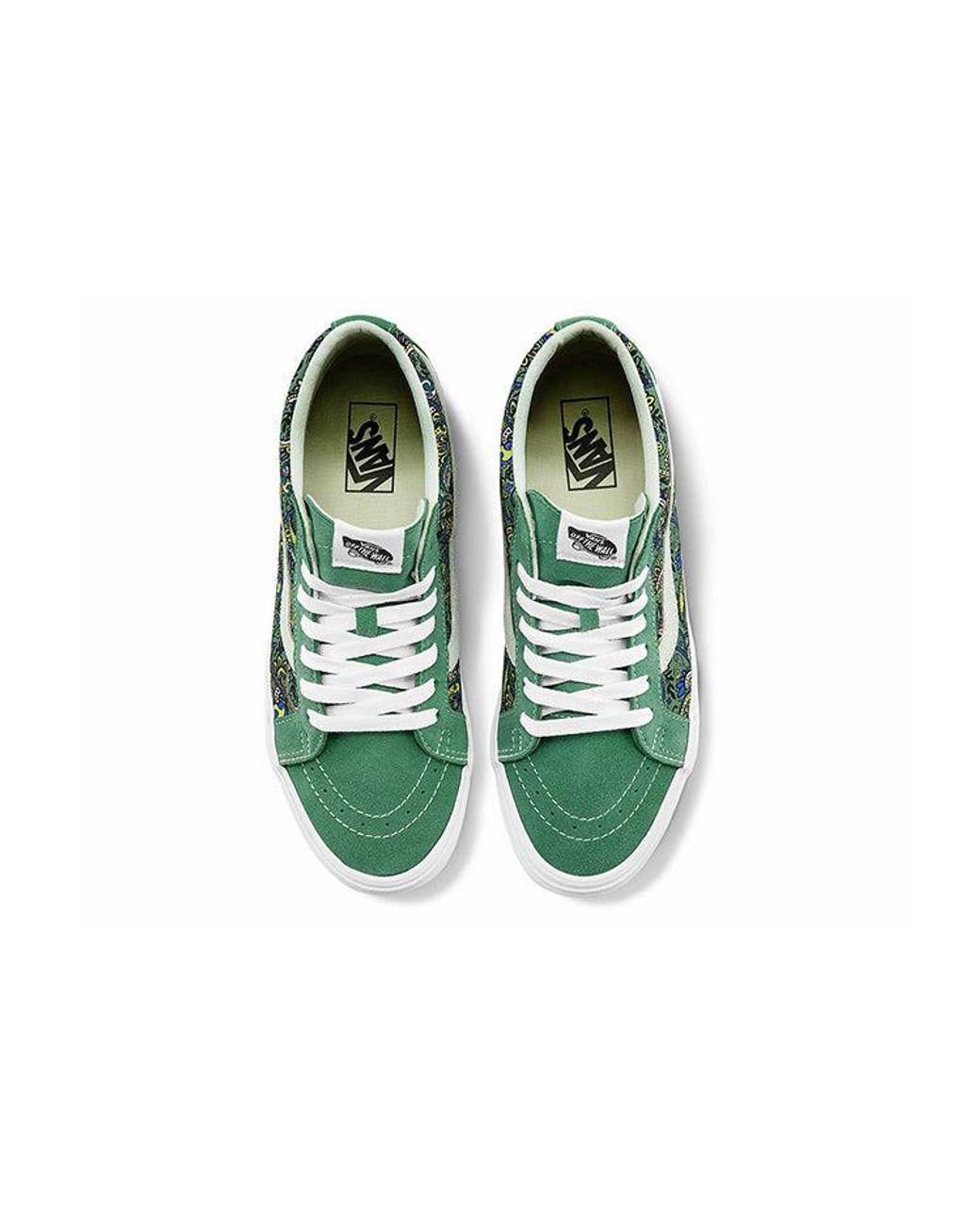 Vans Green Sk8-Mid Reissue 'Paisley for men
