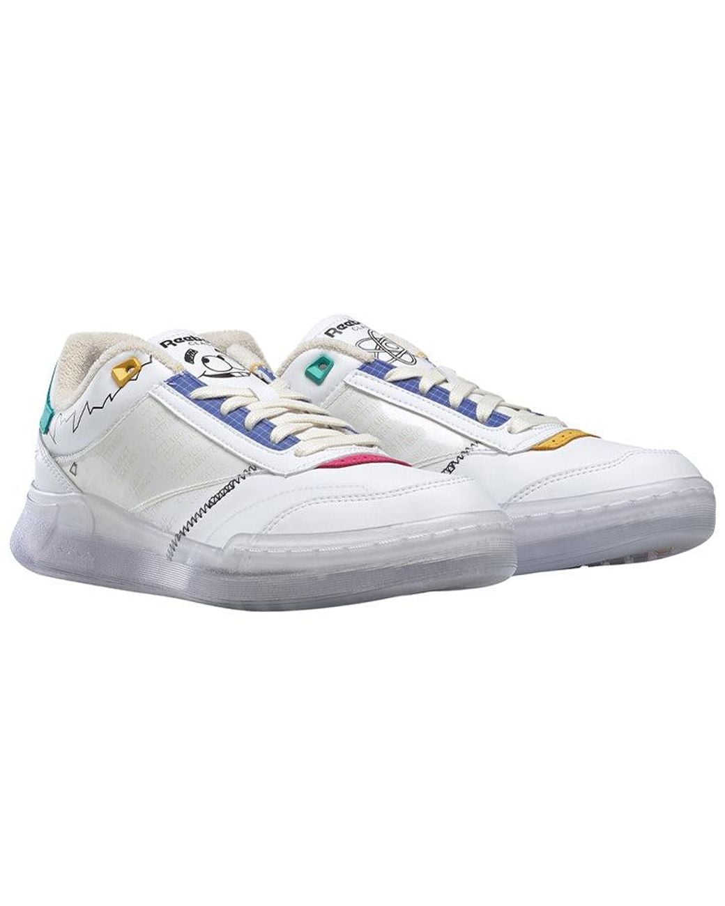 Reebok Gray Jurassic Park X Club C Legacy 'Mr. Dna'