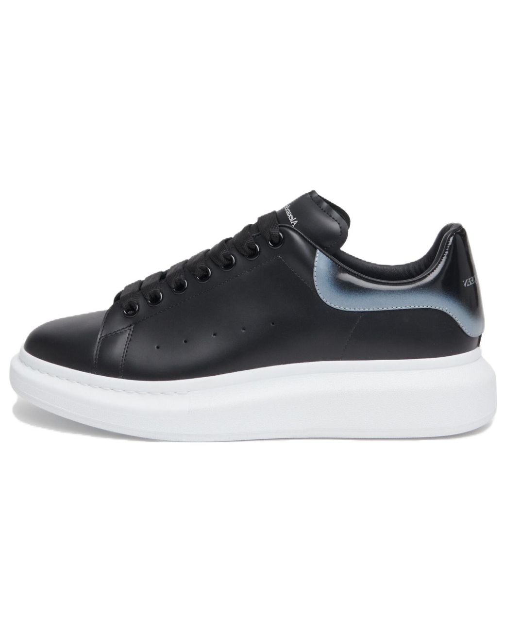 McQueen Blue Larry Leather Sneakers for men