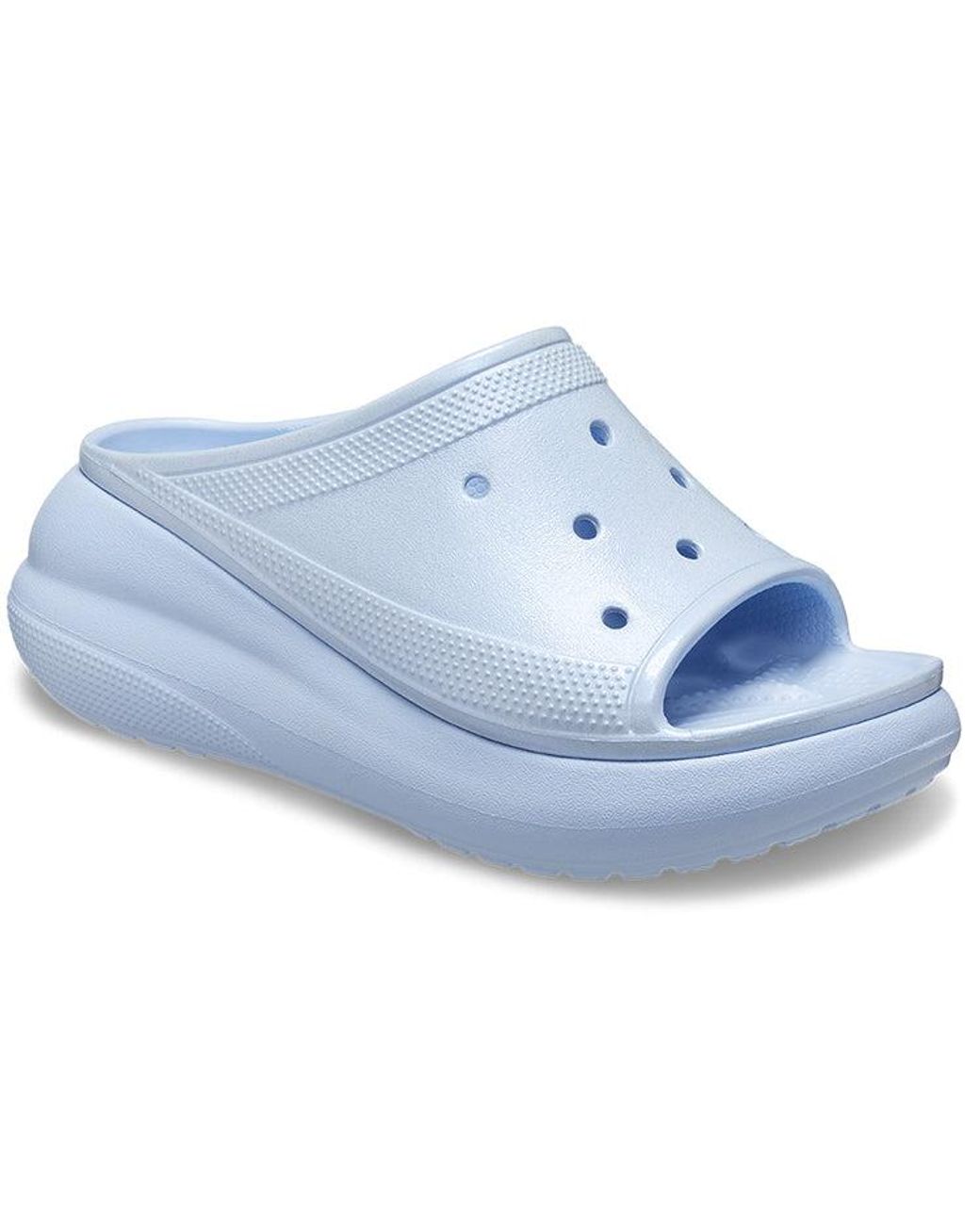 CROCSTM Blue (Wmns) Crush Meta Pearl Slides Calcite'