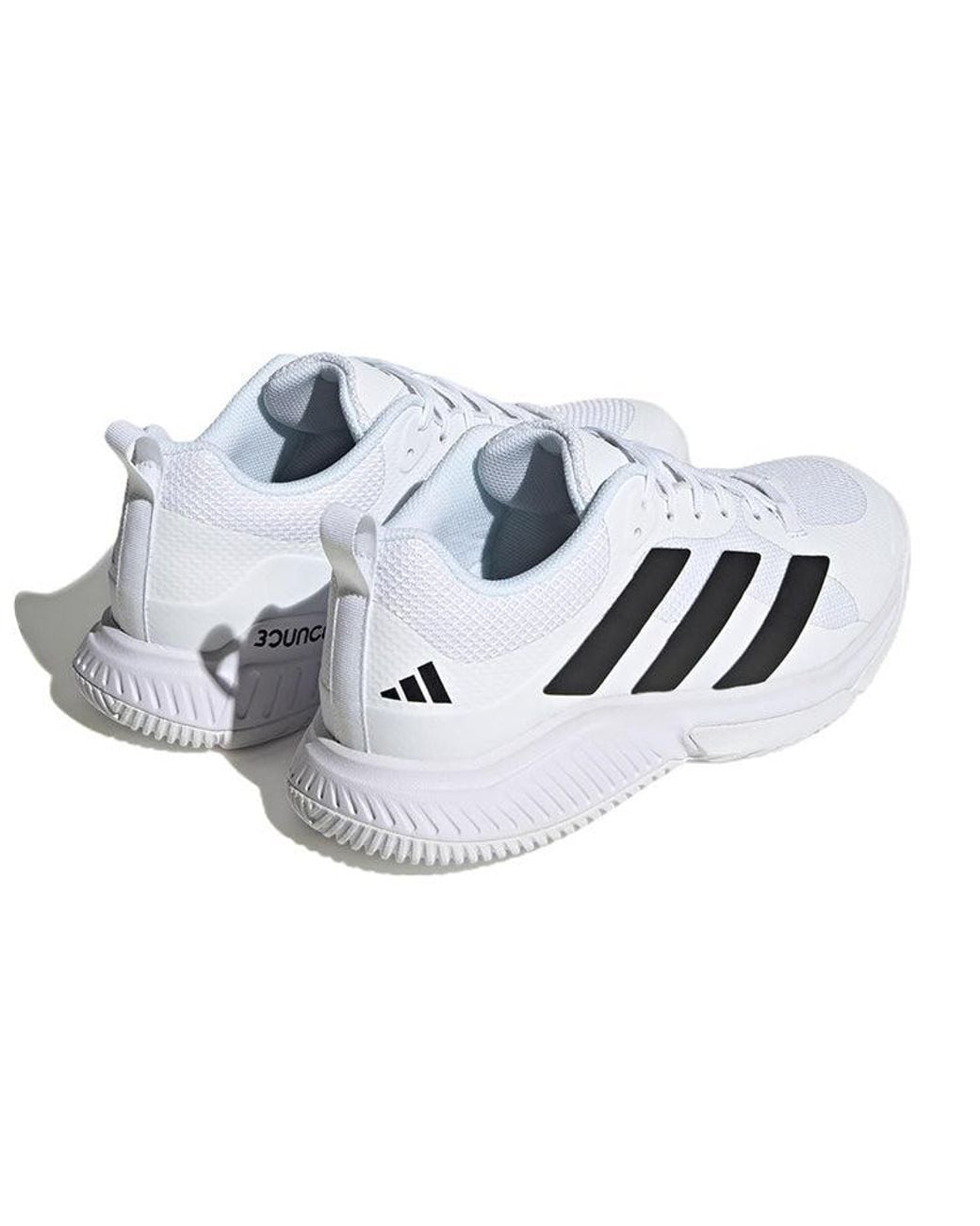 Adidas White Court Team Bounce 2.0 Shoes for men