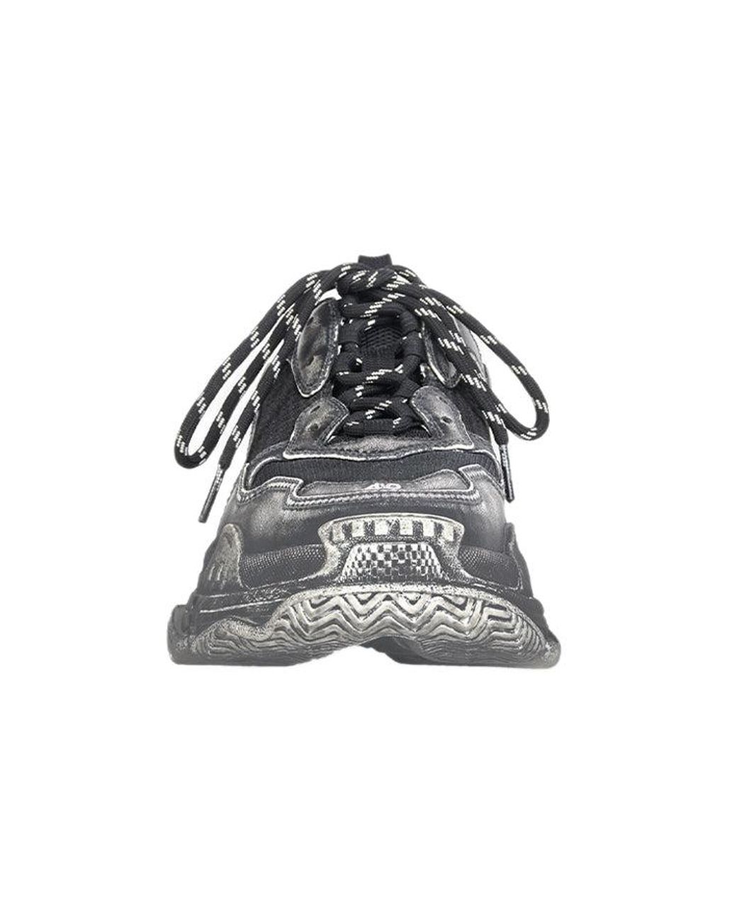 Balenciaga Gray Triple S 'Faded' for men