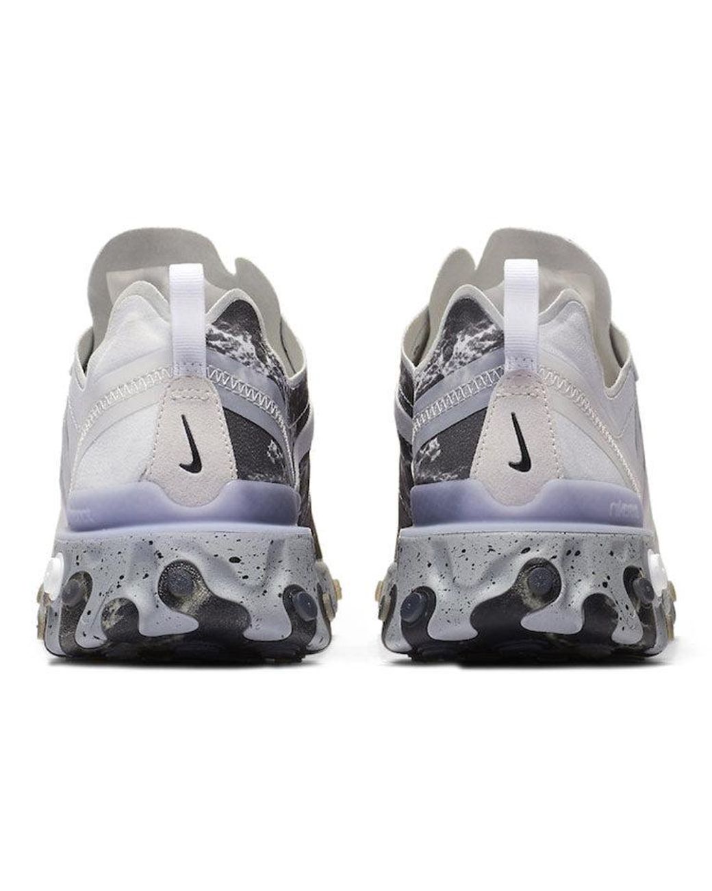 Nike White Kendrick Lamar X React Element 55 'Pure Platinum' for men