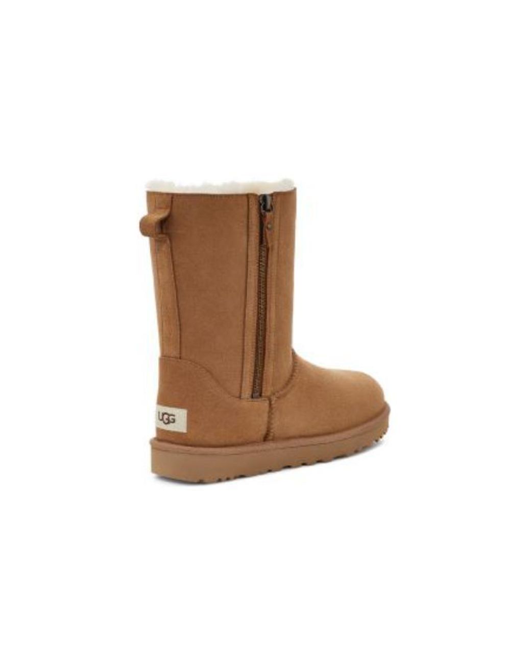 Ugg Brown (Wmns) Classic Short Zip 'Light'