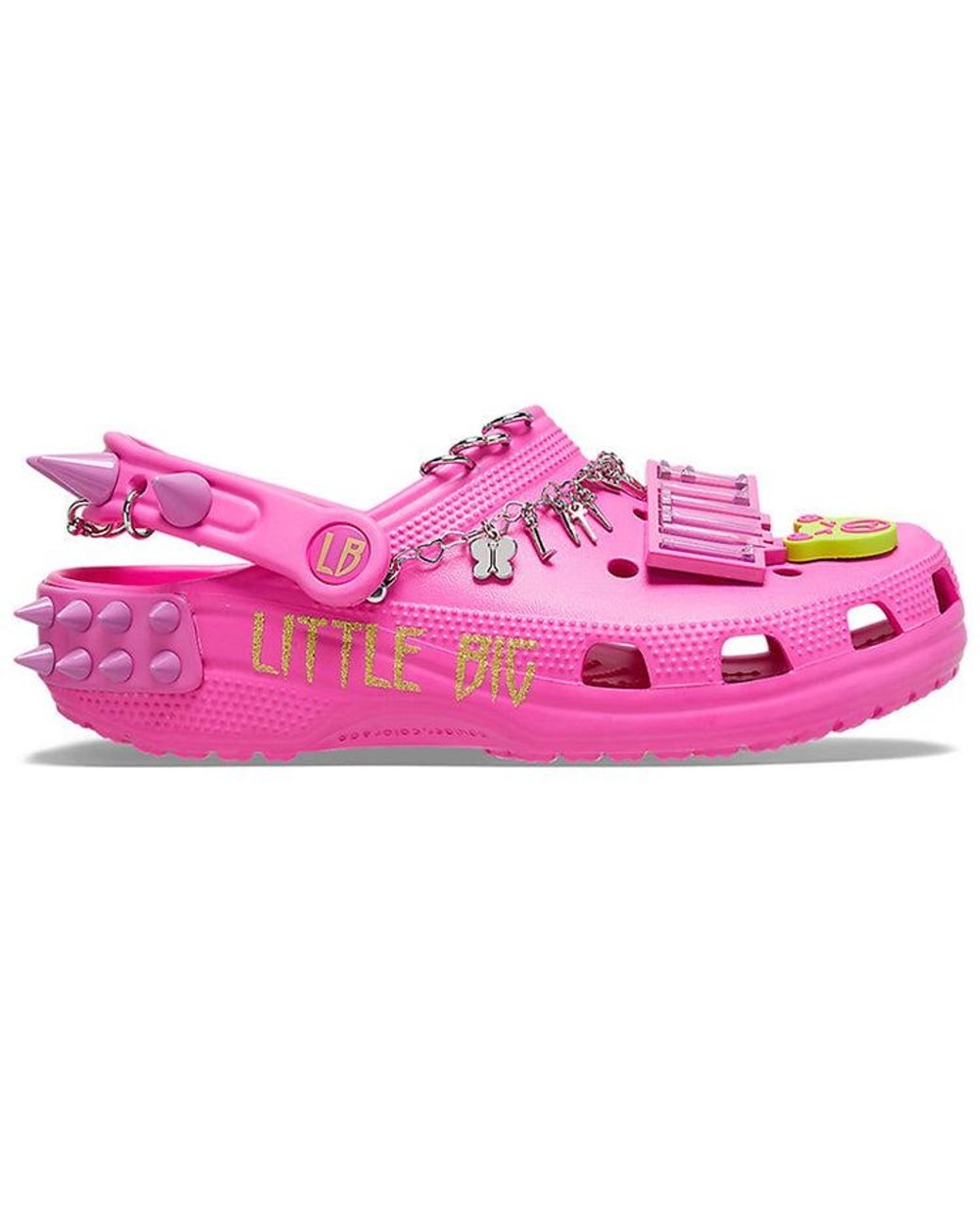 CROCSTM Pink X Littlebig Classic Clog Sandals