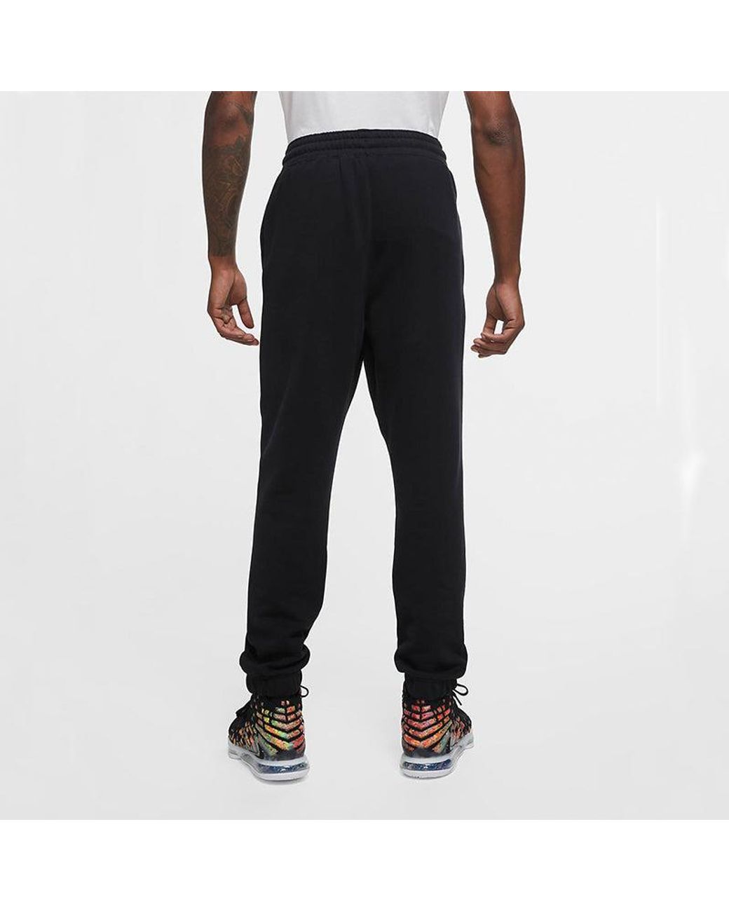 Nike Black Lebron Velvet Foot Pants Casual Loose Trousers for men