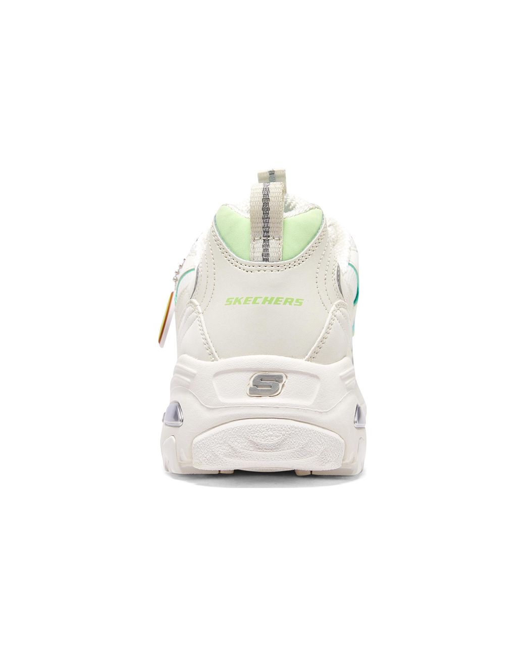 Skechers White (Wmns) D'Lites 1.0 Shoes 'Cream'