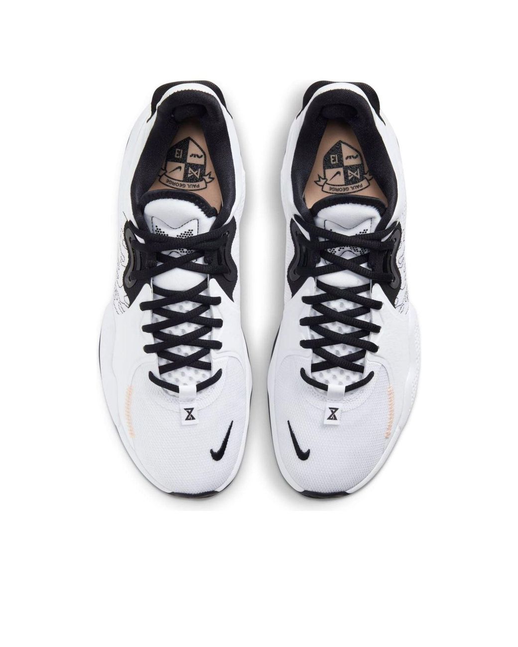 Nike White Pg 5 for men