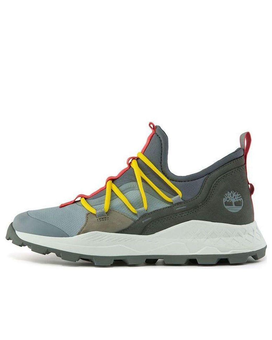 Timberland Blue Brooklyn Leather And Fabric Oxford Trainers 'Medium Mesh With' for men