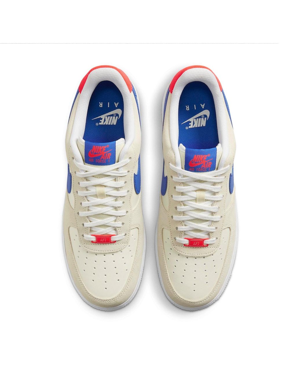 Nike Blue Air Force 1 '07 Lv8 'Coconut Milk Hyper Royal' for men
