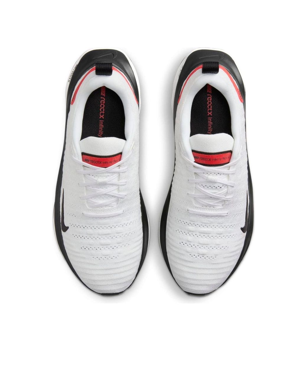 Nike White Reactx Infinity 4 Light Crimson' for men