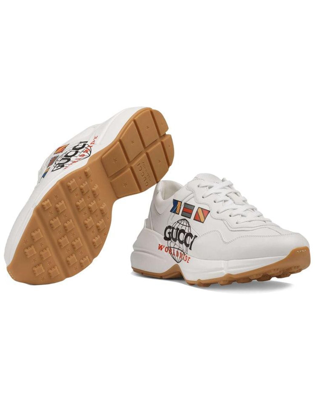 Gucci White (Wmns) Rhyton 'Worldwide'