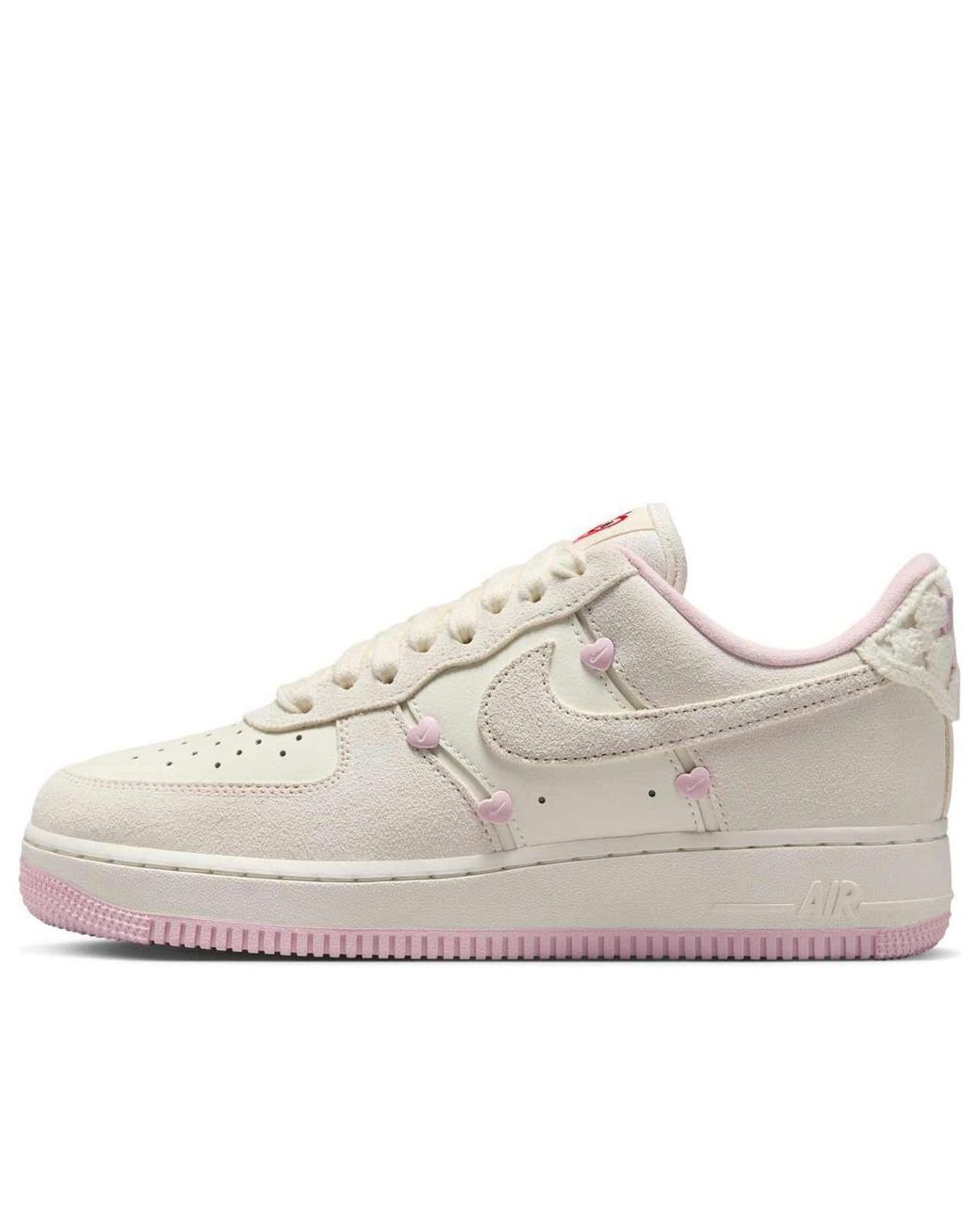 nike white and pink air force