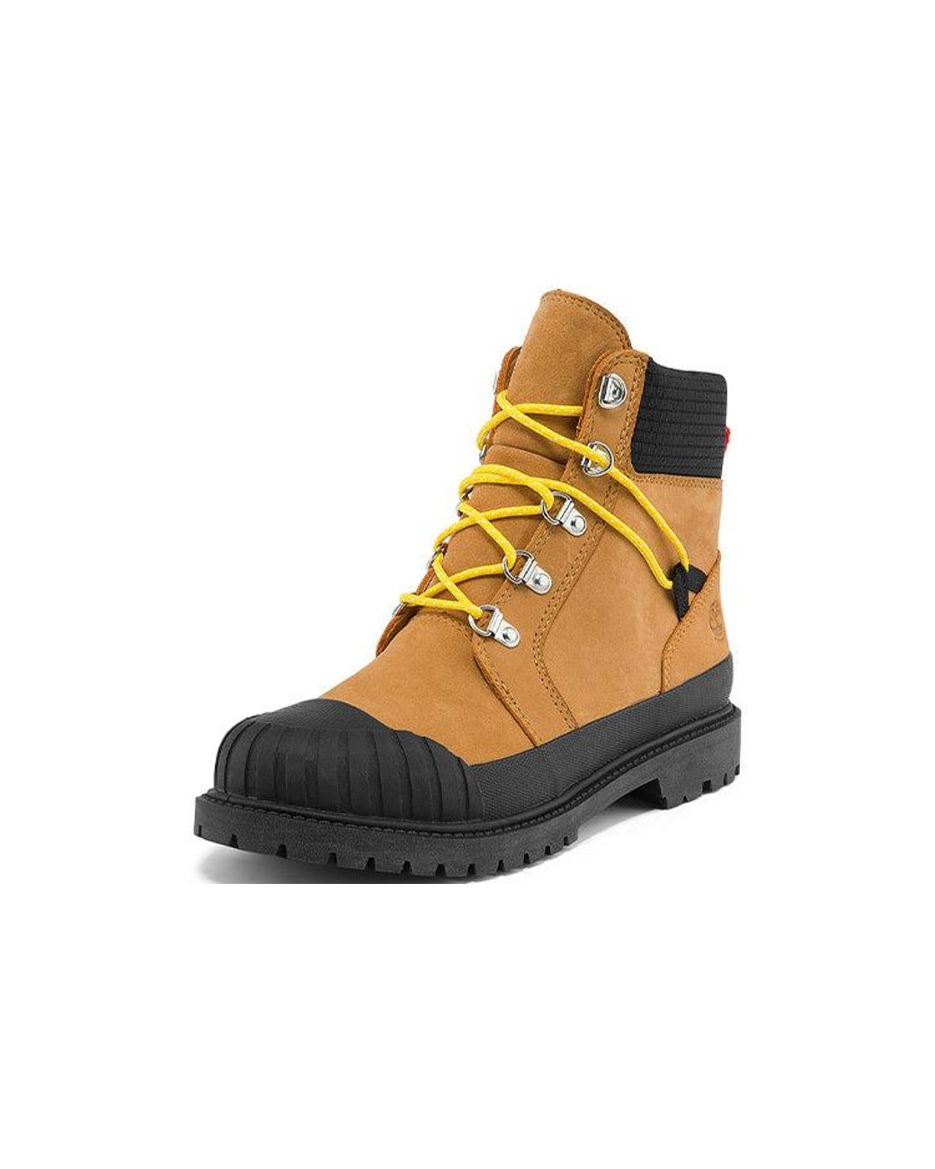 Timberland Black (Wmns) Heritage Rubber Toe 6 Inch Hiking Boot 'Wheat'