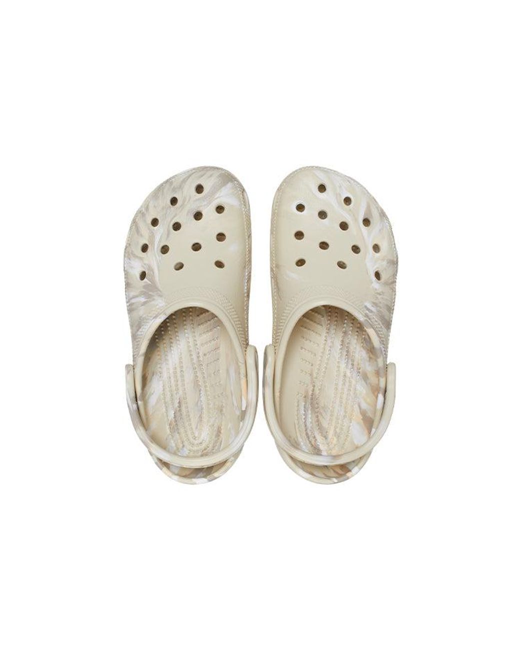 CROCSTM White Classic Marbled Clog 'Bone & Multi' for men