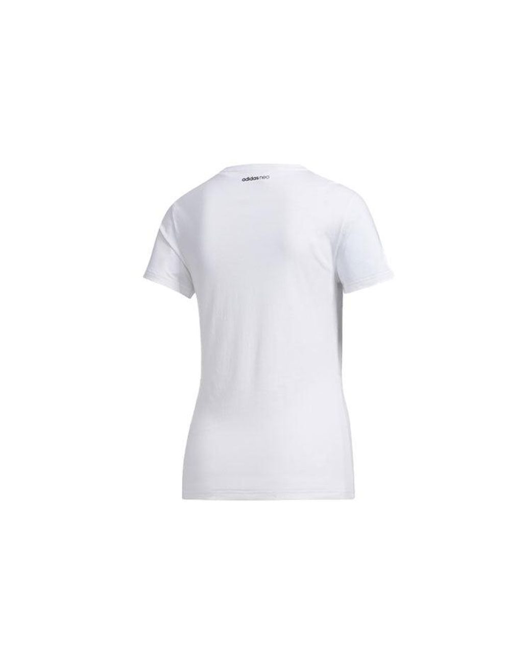 Adidas White (Wmns) Neo Pnda T-Shirts