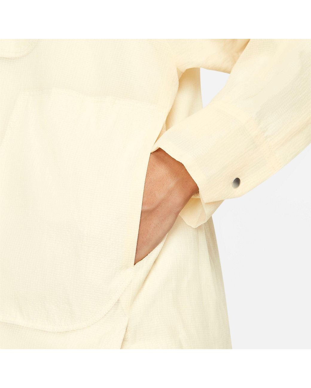 Nike Natural (Wmns) Esc Woven Shirt Jacket 'Coconut Milk'