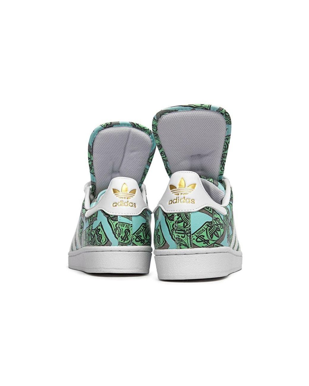 Adidas Blue Jeremy Scott X Superstar 'Money' for men