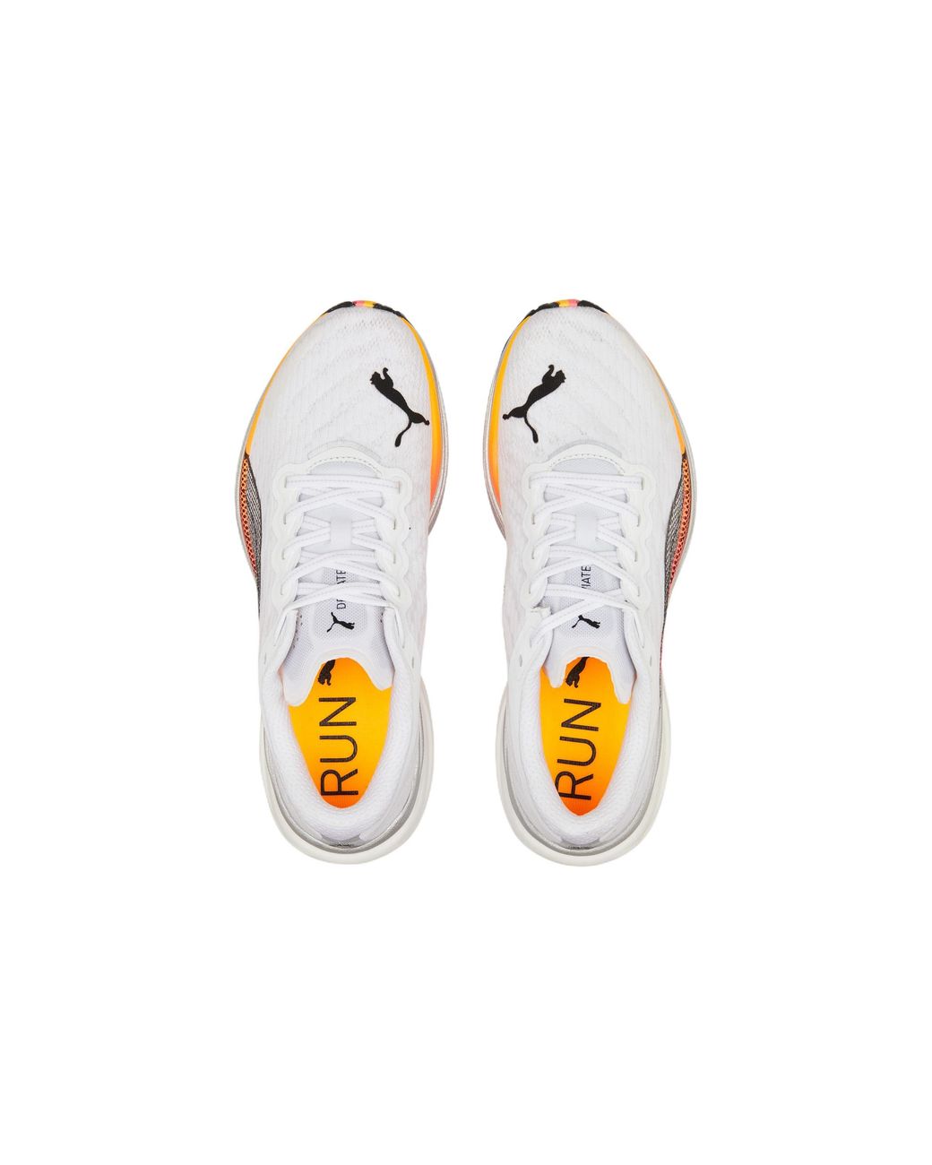 PUMA White Deviate Nitro 2 Sunset Glow' for men