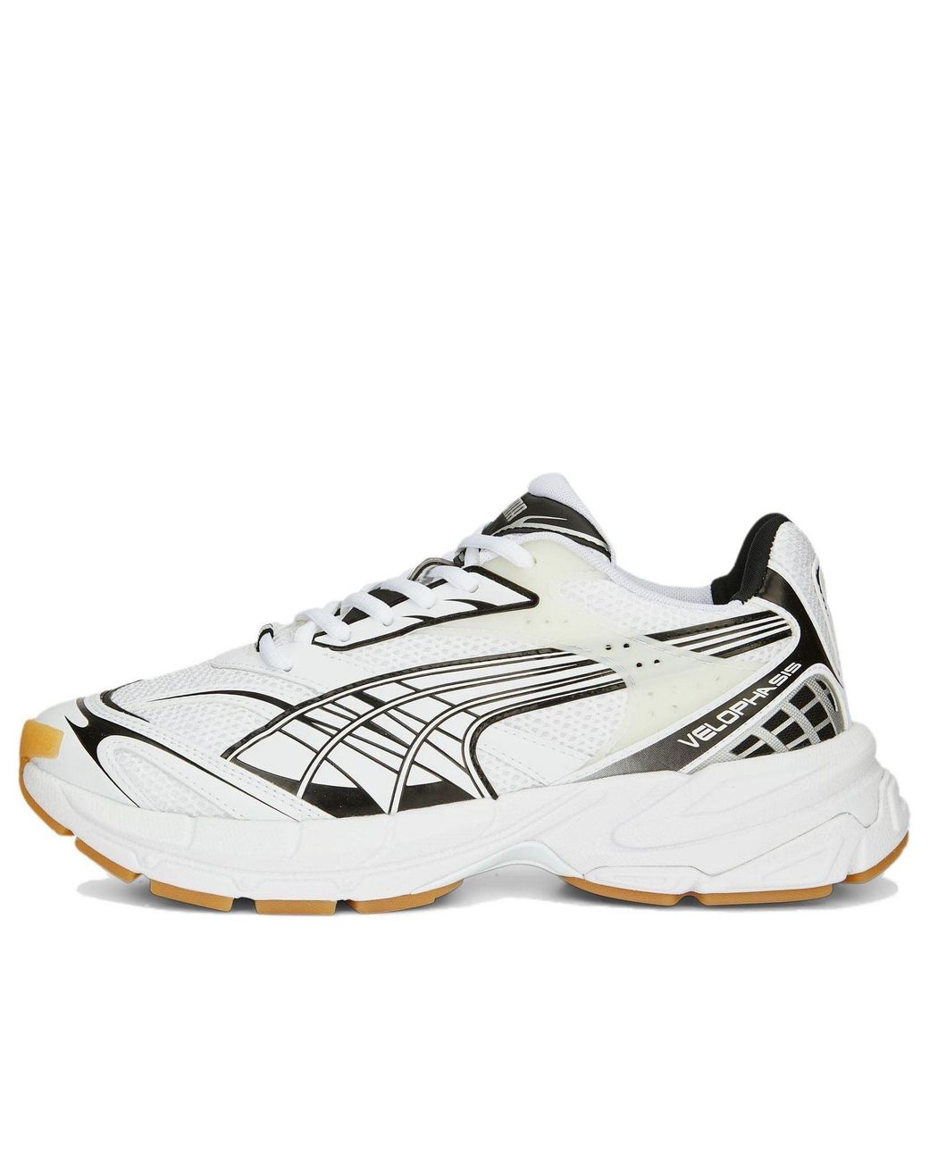 PUMA White Velophasis 'Technisch Gum'