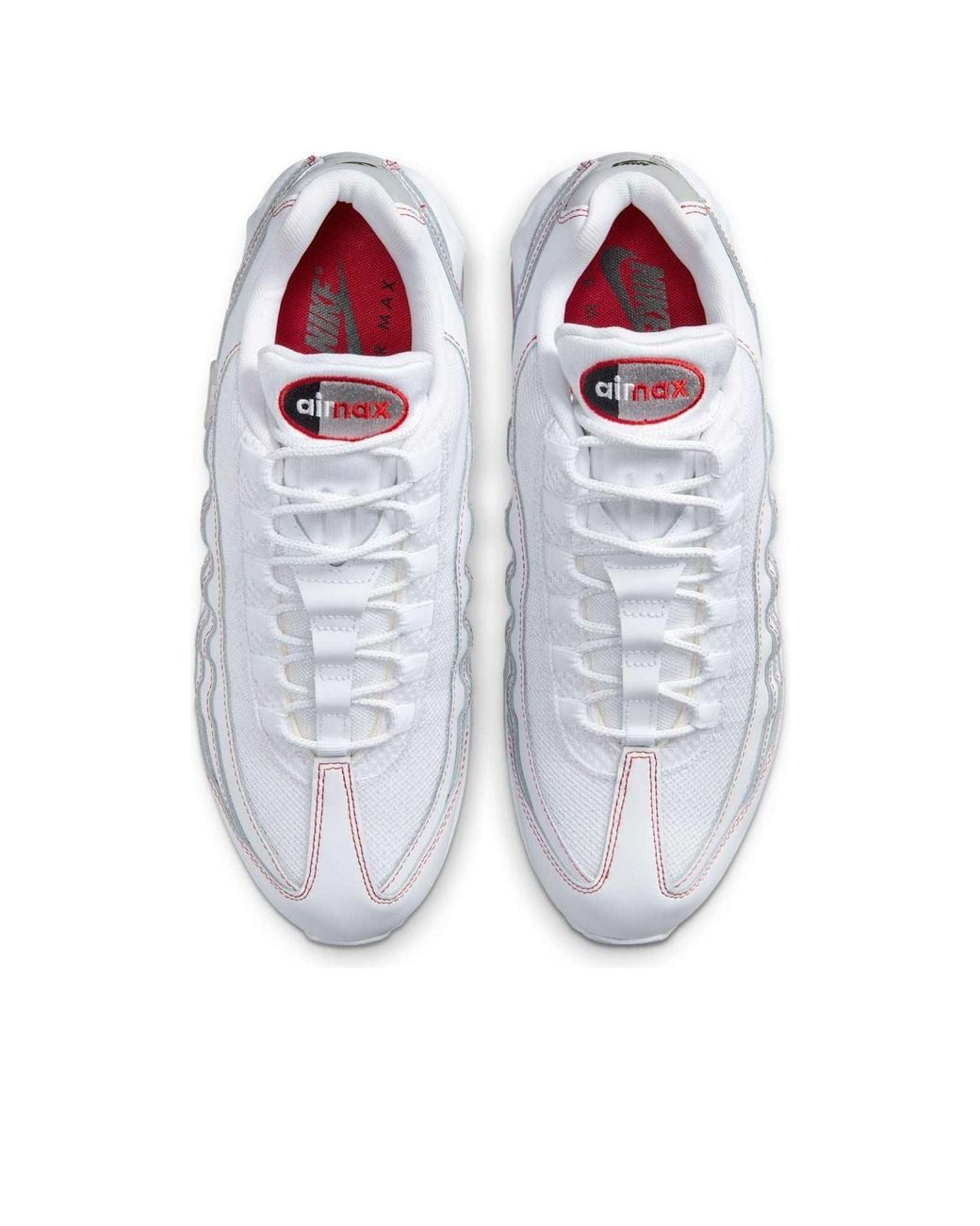 Nike White Air Max 95 Big Bubble Shoes for men