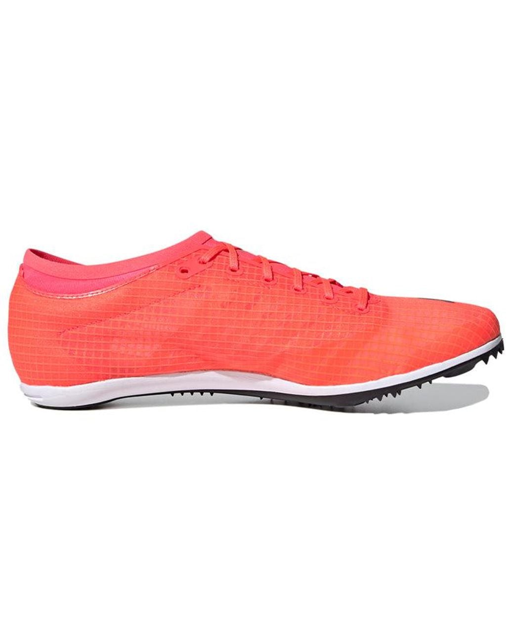 Adidas Red Adizero Ambition Spikes for men