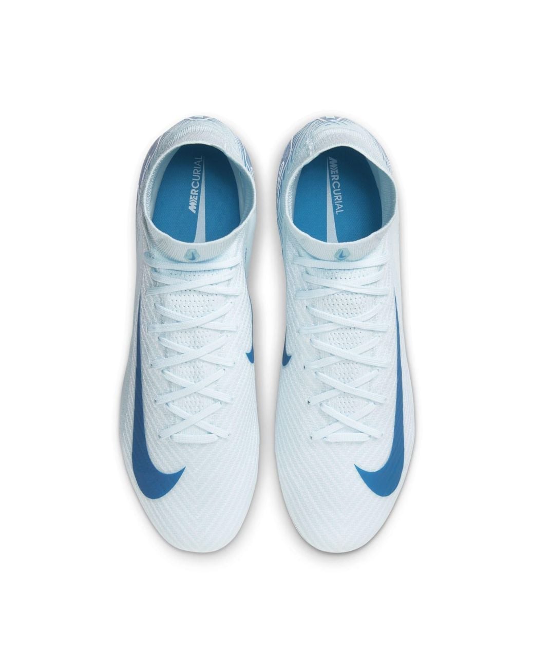 Nike Blue Mercurial Superfly 10 Elite Artificial-Grass High-Top Soccer Cleats for men