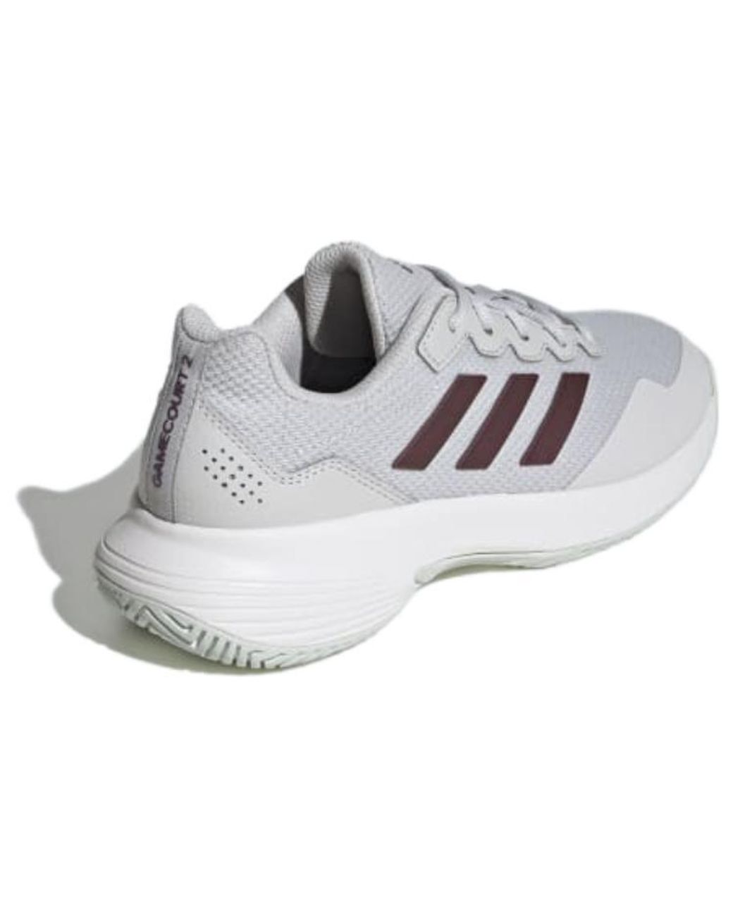 Adidas White (Wmns) Gamecourt 2.0 Aurora Metallic'