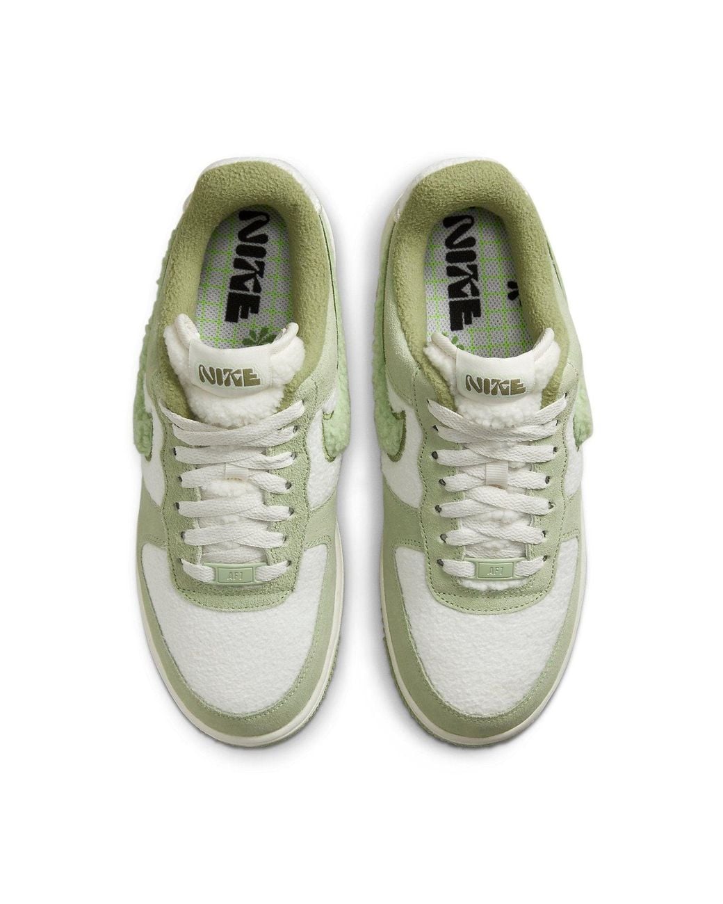Nike Green (Wmns) Air Force 1 '07 Lx 'Fleece