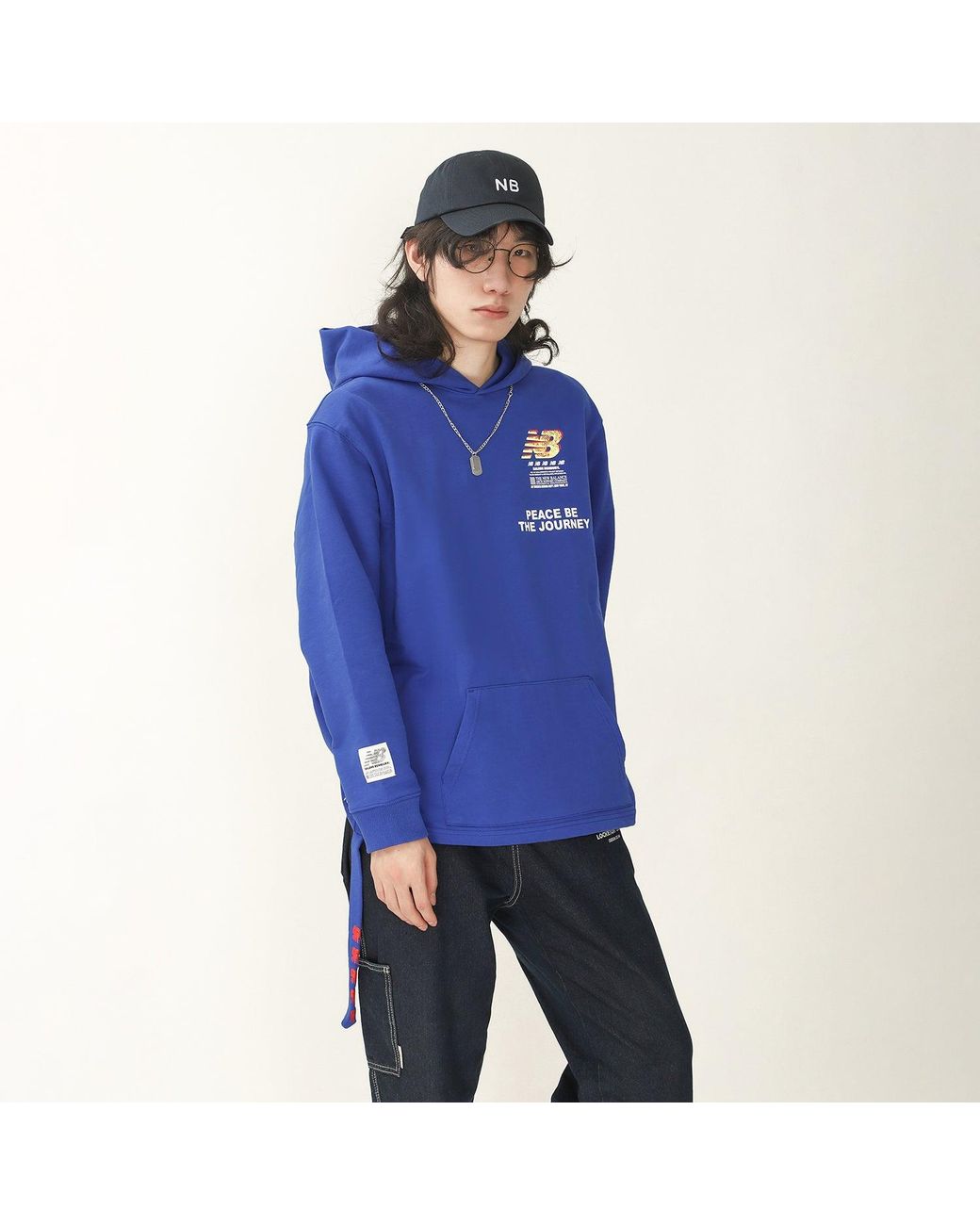 New Balance Blue X Salehe Bembury Logo Printing