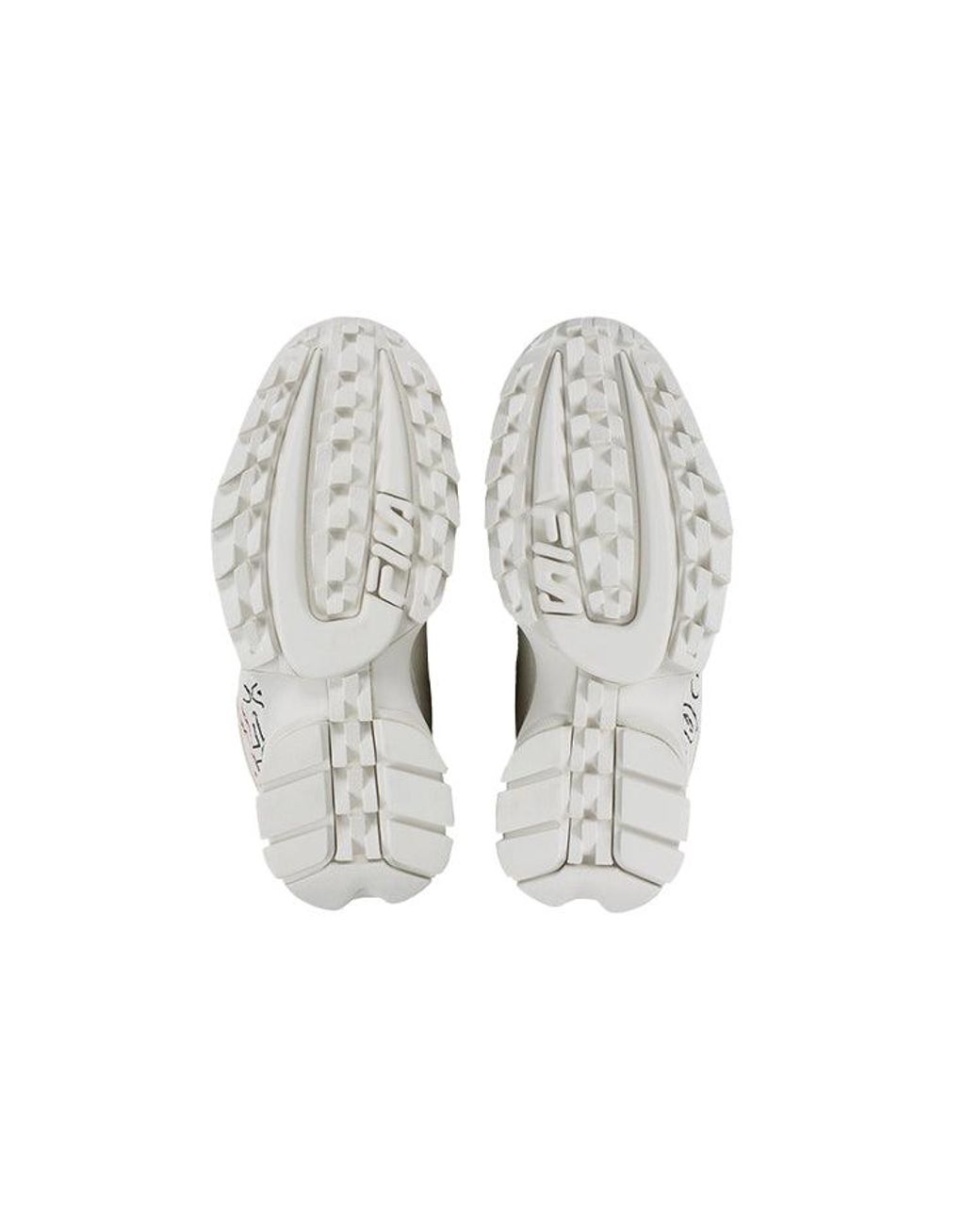 Fila White Disruptor 2 Low Top Clunky Shoes