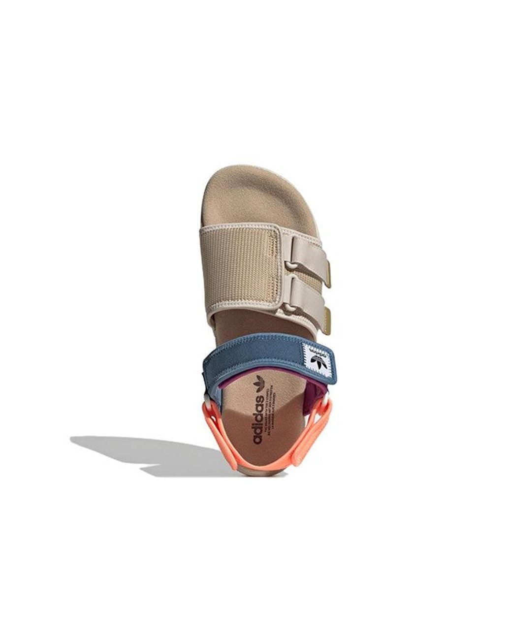 Adidas Blue Adilette Sandal 4.0 Tone Aluminium' for men