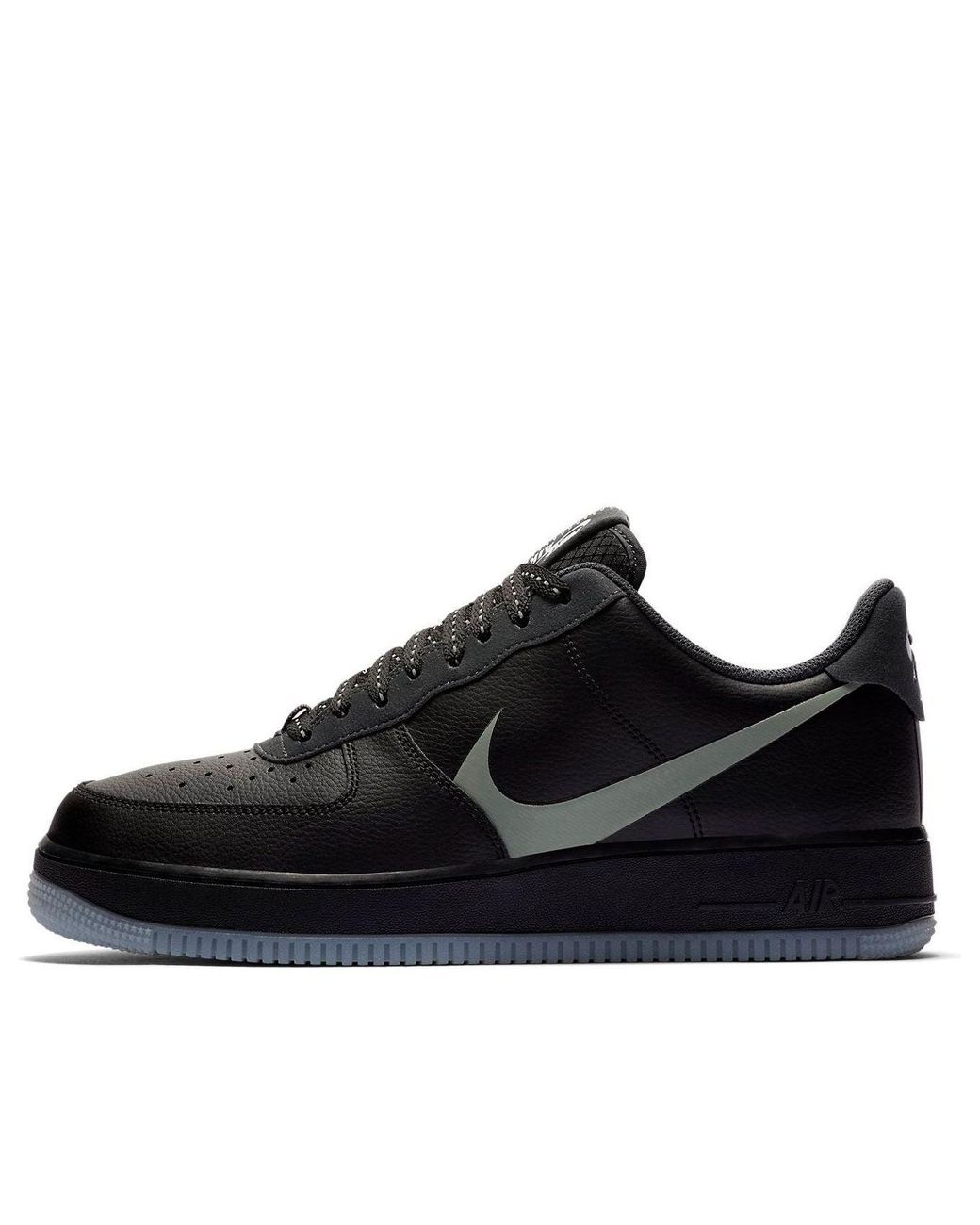 Nike Black Air Force 1 Low Swoosh' for men