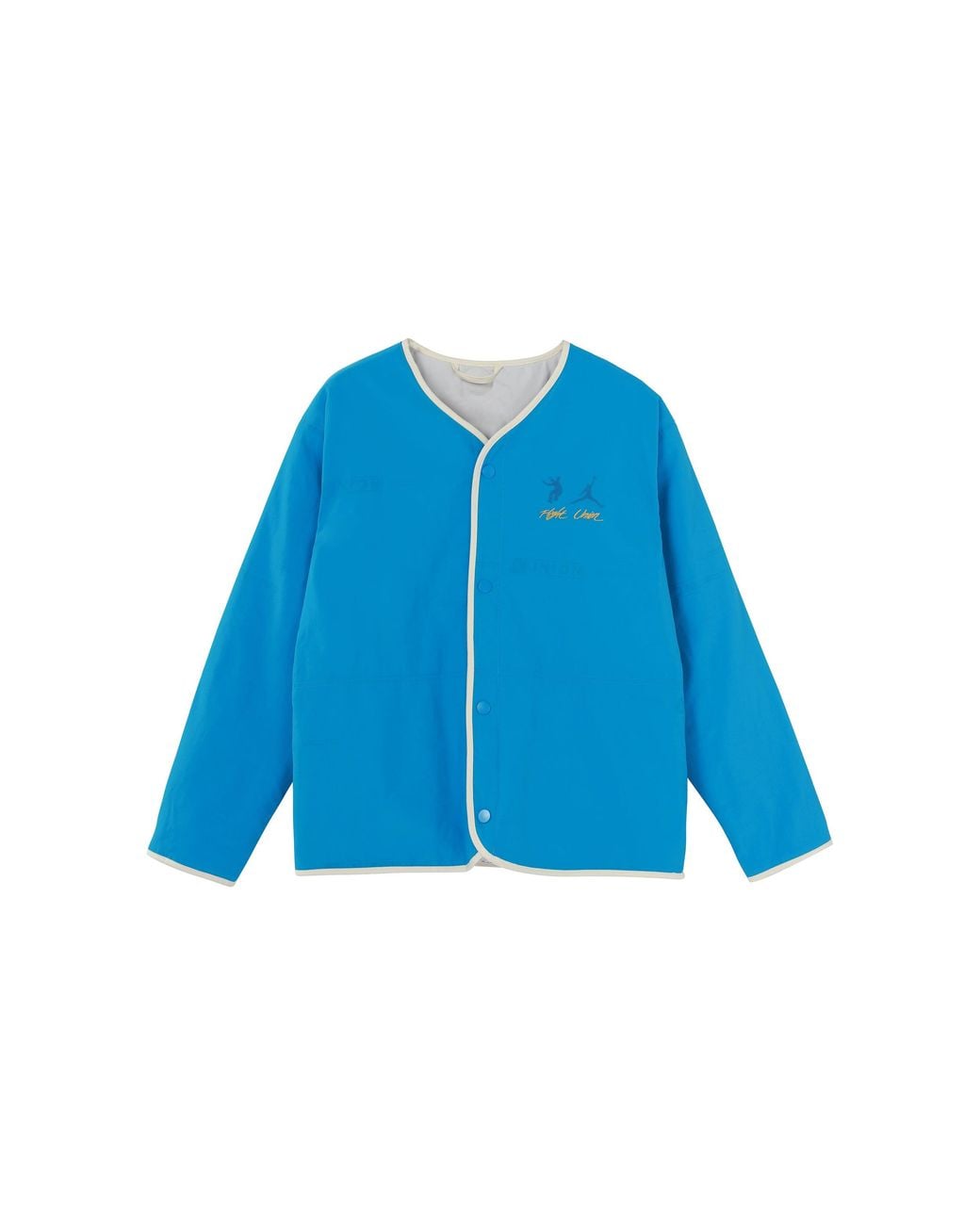 Nike Blue X Union Crossover Solid Color Printing Logo Reversible Long Sleeves Jacket Asia Edition for men