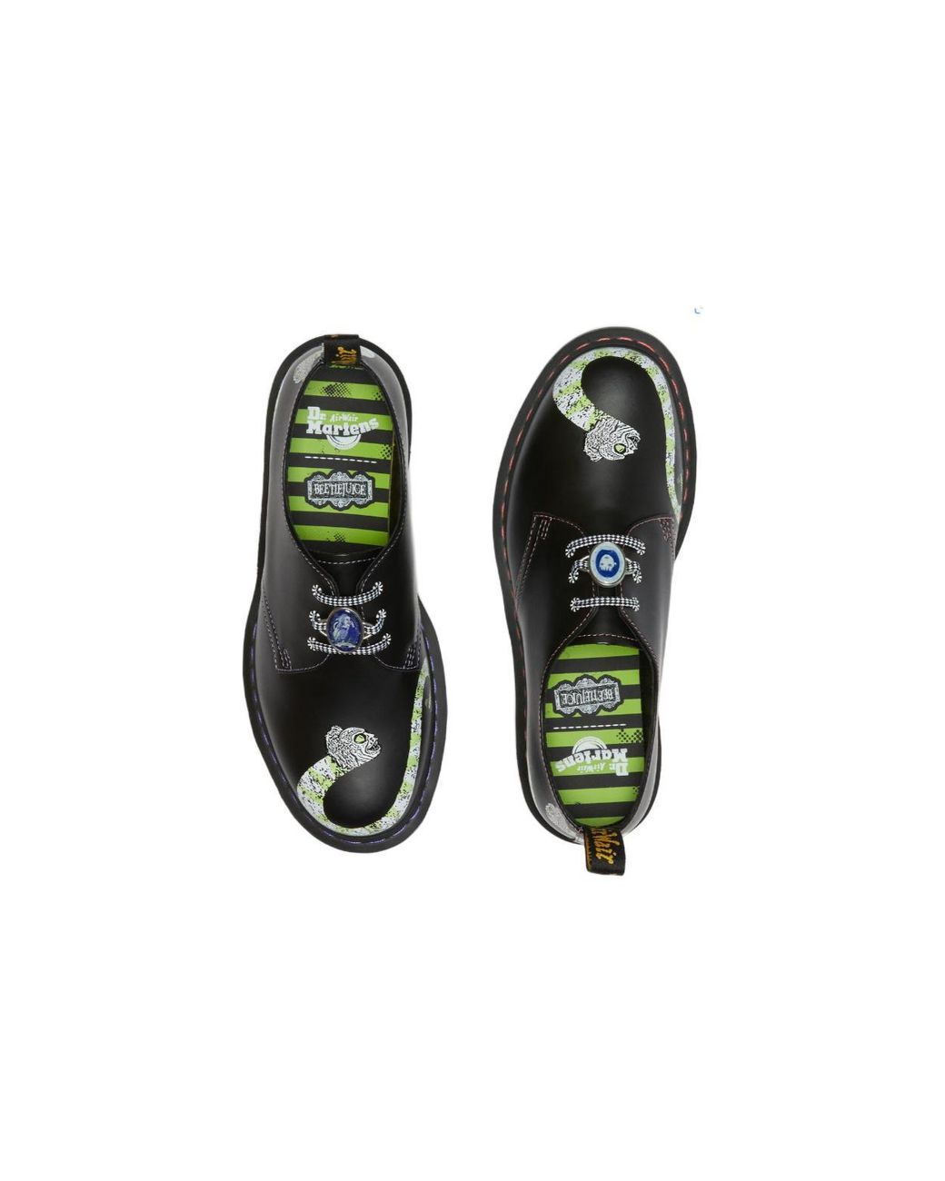 Dr. Martens Black 1461 Beetlejuice 3-Eye X Warner Bros for men