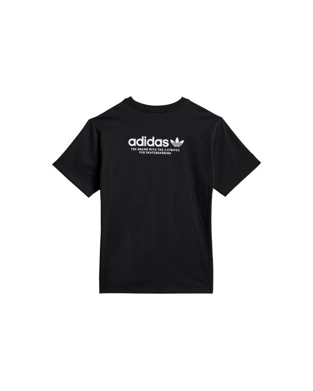 Adidas Black Originals Skateboarding 4.0 Logo Ss Tee