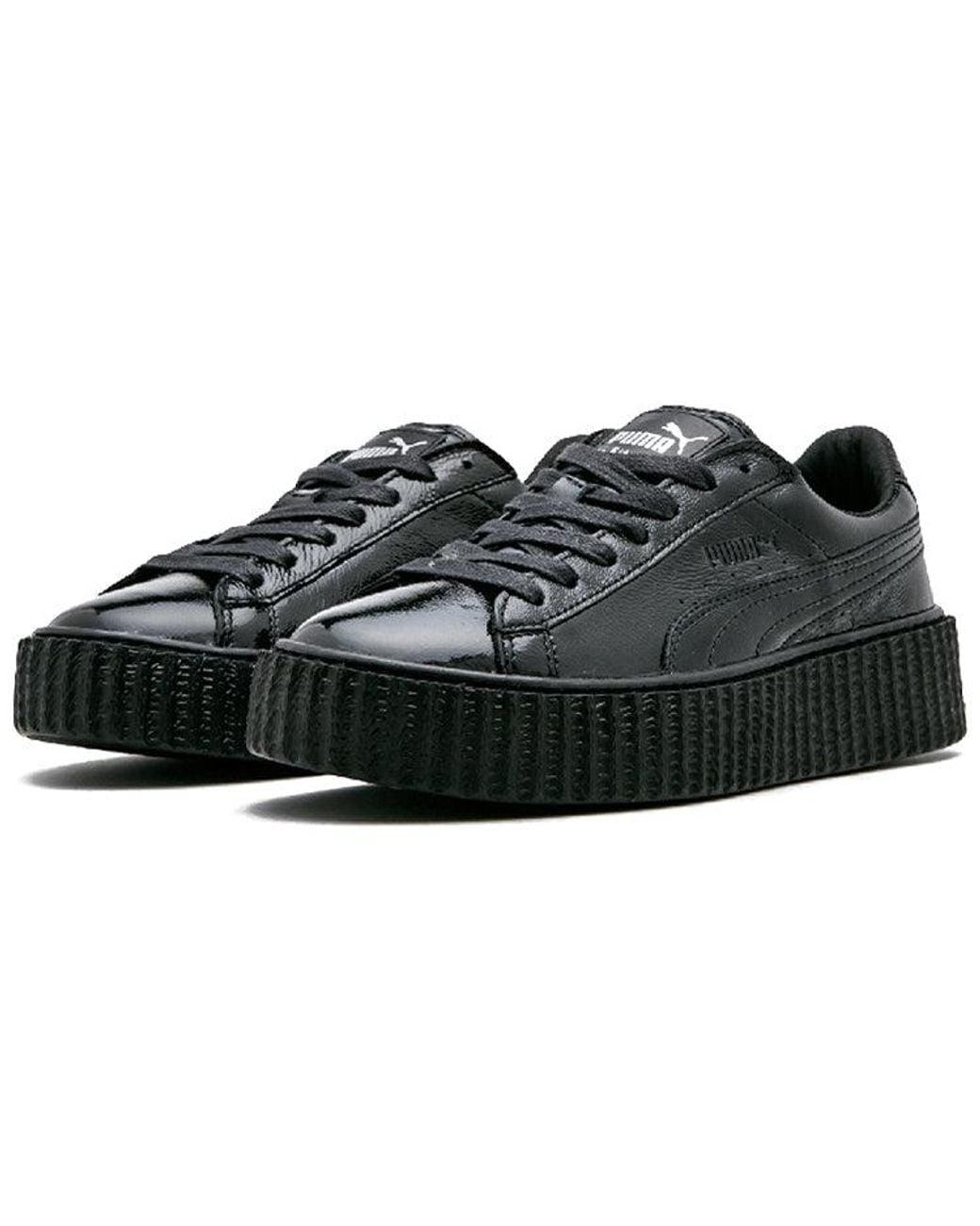 PUMA Black (Wmns) Fenty X Creeper 'Cracked Leather'