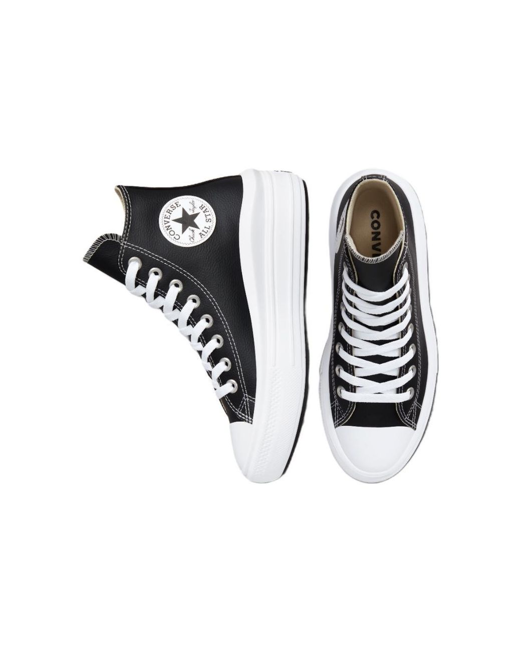 Converse Blue (Wmns) Chuck Taylor All Star Move Platform High 'Leather