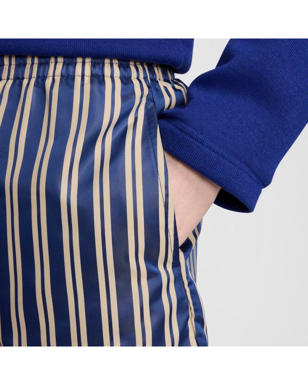 Nike Blue X Bode Scrimmage Shorts 'Ecru Deep Royal' for men