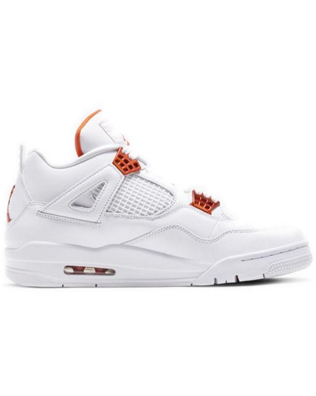 Nike White 4 Retro Metallic' for men