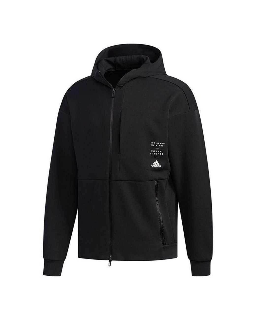 Adidas Blue Id Sweat Hd Casual Sports Jacket S for men