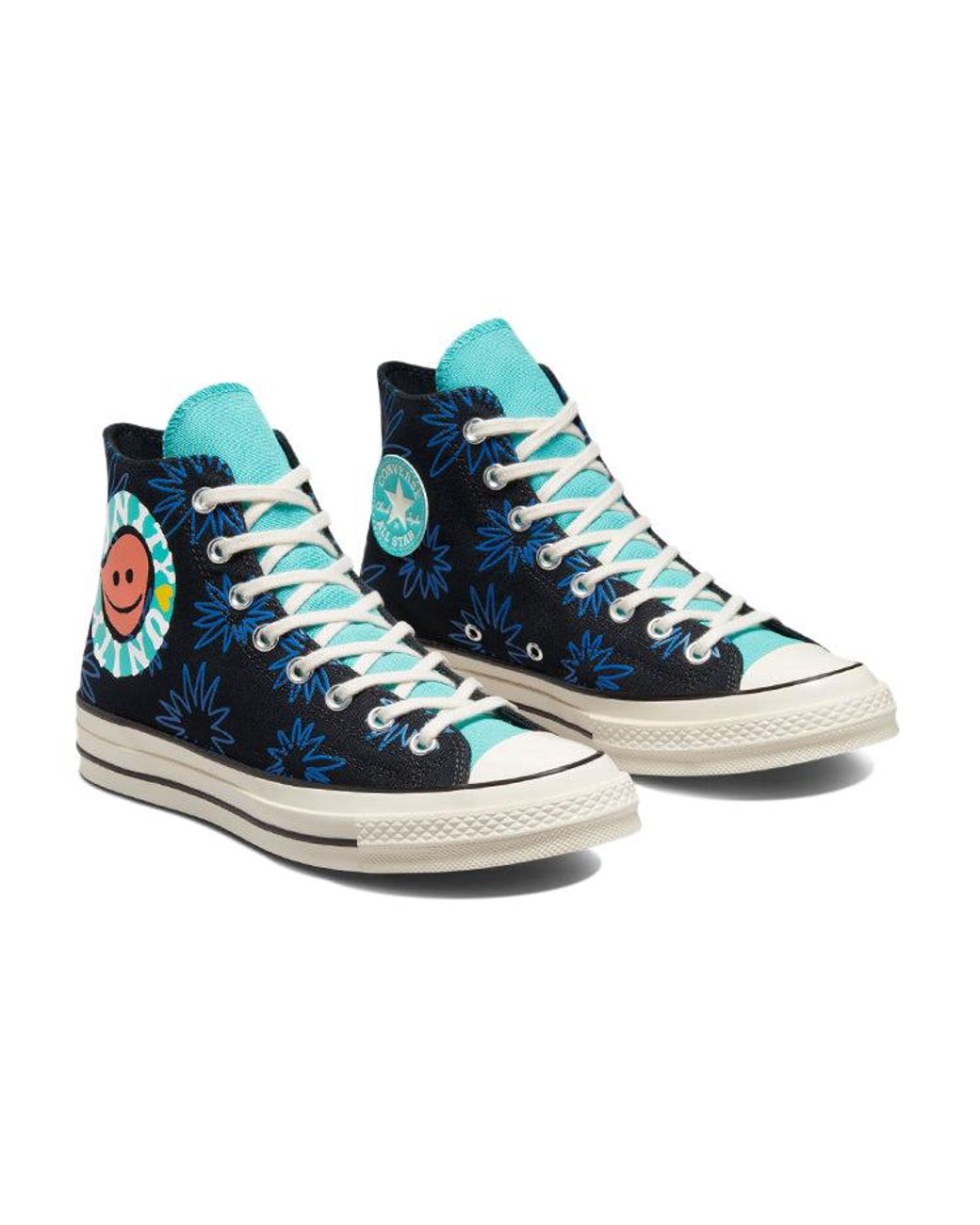 Converse Blue Chuck 70 High 'Sunny Floral'