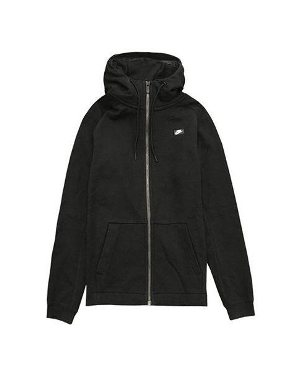 Nike Black Athleisure Casual Sports Cozy Wear-Resistant Hooded Jacket for men