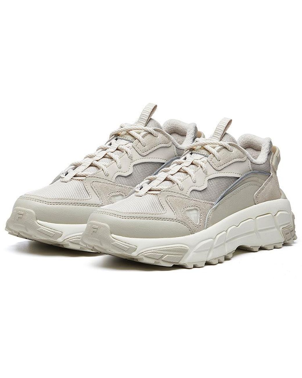 Fila White (Wmns) Check Vntg Running Shoes Gs