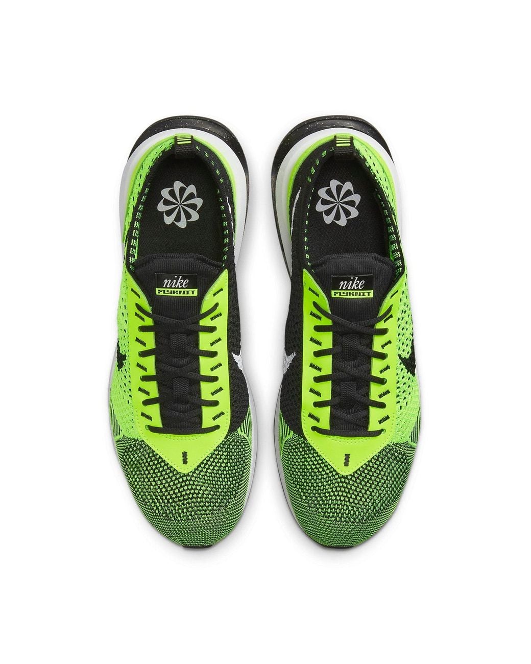 Nike Green Air Max Flyknit Racer 'Volt' for men
