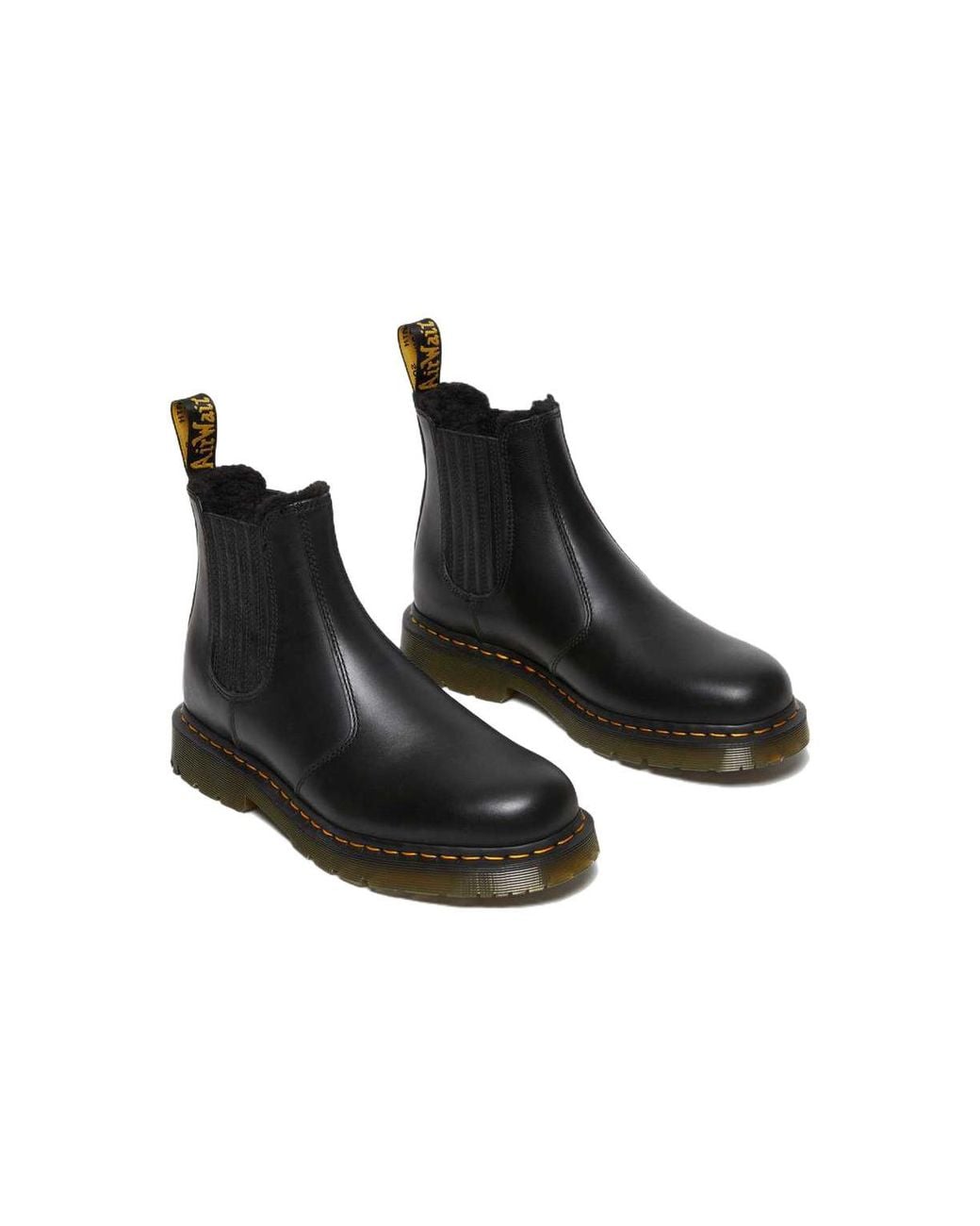 Dr. Martens Black 2976 Wintergrip Leather Chelsea Boots