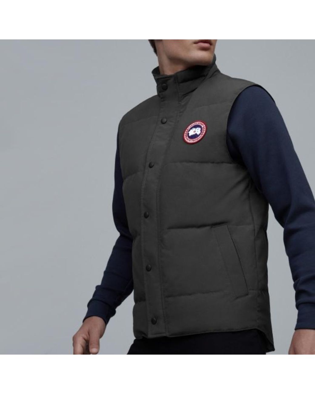 Canada Goose Gray Garson Vest 'Graphite' for men