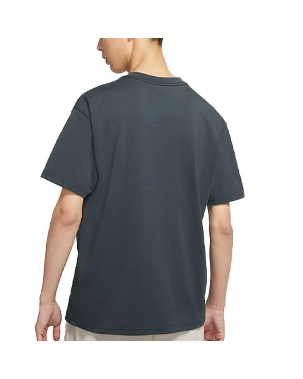 Nike Blue Acg Wyland Funny Printing Sports Loose Round Neck Short Sleeve for men