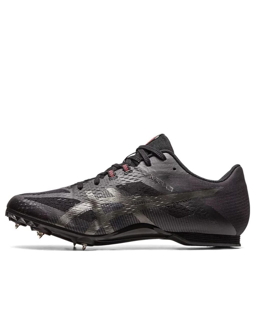Asics Black Hyper Md 8 Gunmetal' for men